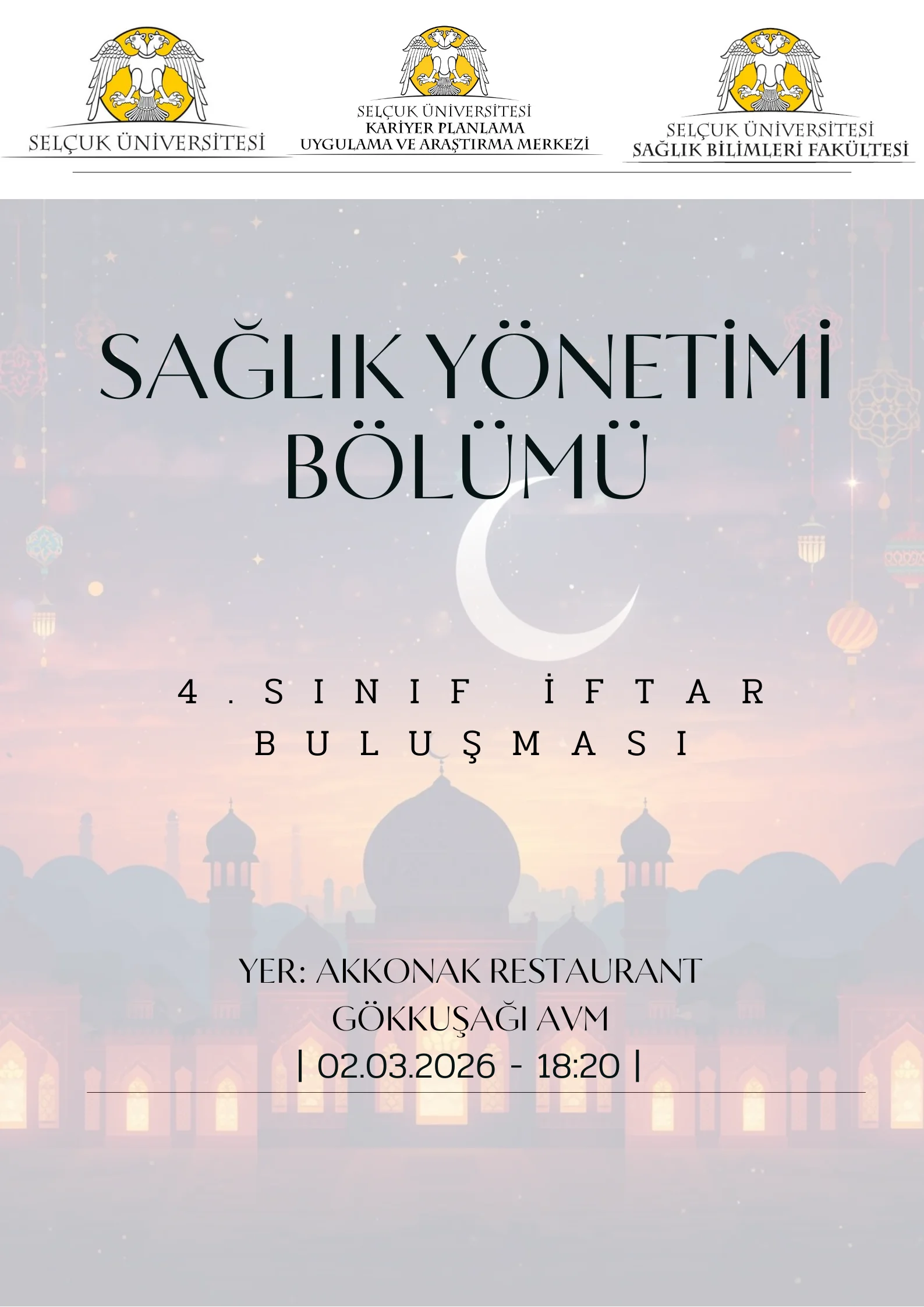 İftar Buluşması Etkinliği..